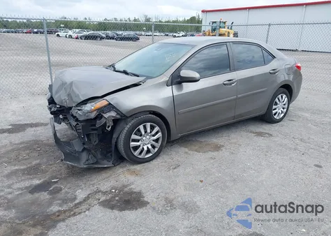 2017 Toyota Corolla Le из США, поврежденный, VIN 2T1BURHE4HC806295